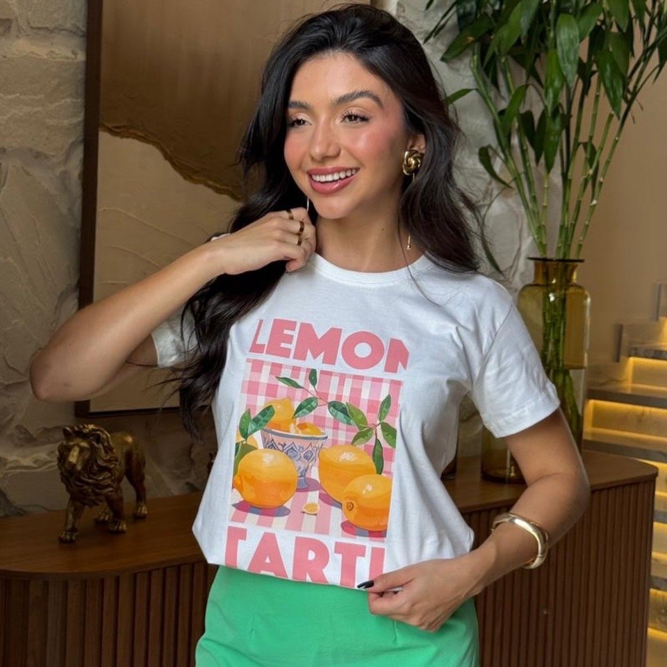T-SHIRT DTF LEMON TARTE - OFF WHITE